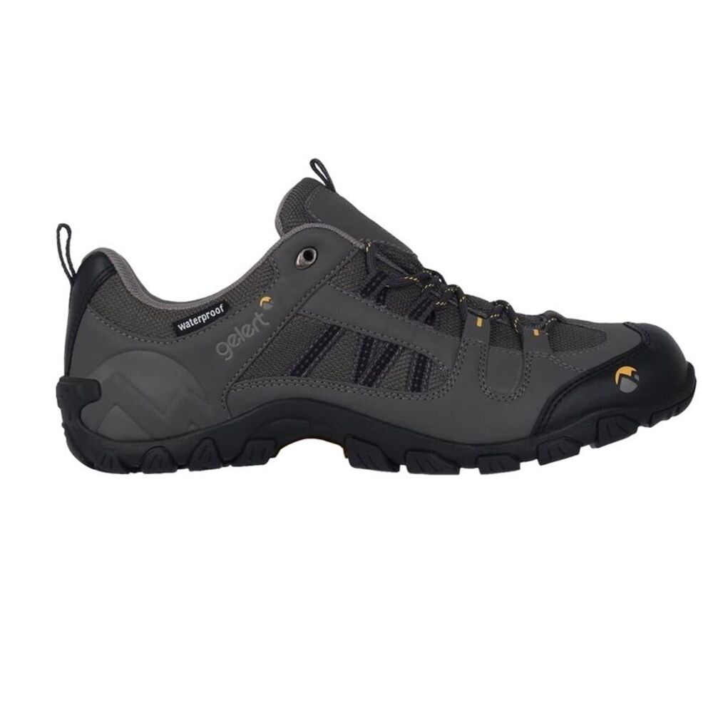 Gelert Mens Rocky Waterproof Walking Shoes / Charcoal